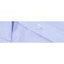 Koszula męska Slim-Fit niebieska w drobny prążek dlugi rękaw mankiet na spinki lub guzik.