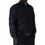 Wizytowa koszula męska czarna elegancka Laviino dl93 bawełniana