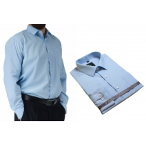 Duża koszula męska błękitna elegancka