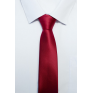 Krawat klasyczny czerwony