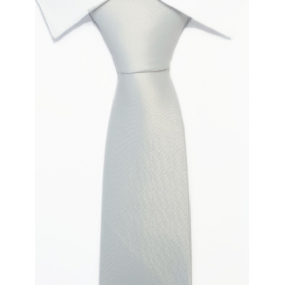 Krawat klasyczny kolor biały