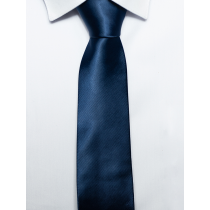 Krawat GRANATOWY klasyczny 7 cm