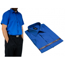 Koszula męska szafirowa CHABROWA niebieska LAVIINO