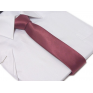 Krawat-ŚLEDŹ kolor FUKSJA jednokolorowy lekko błyszczący
