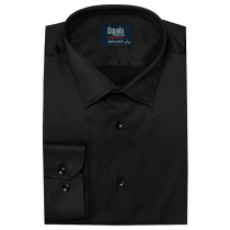 Elegancka koszula męska regular czarna Espada małe i duże rozmiary