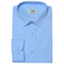 Koszula męska biznesowa Espada elegancka slim dopasowana niebieska indygo