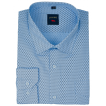 DUŻA koszula męska niebieska w drobny wzór duży rozmiar nowa kolekcja Laviino big size